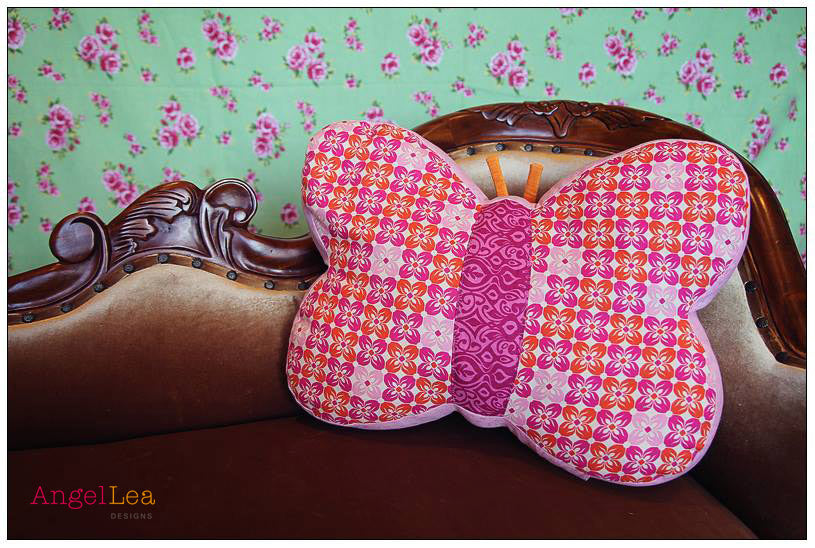 Butterfly Cushion Sewing Pattern - HARD COPY