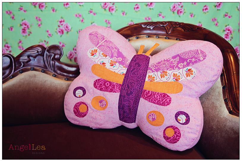 Butterfly Cushion Sewing Pattern - HARD COPY