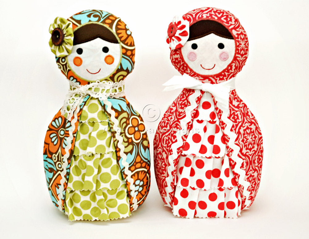 Babushka Doll Sewing Pattern - HARD COPY
