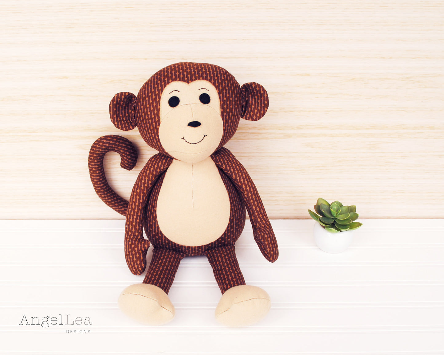Mack the Monkey Sewing Pattern - HARD COPY