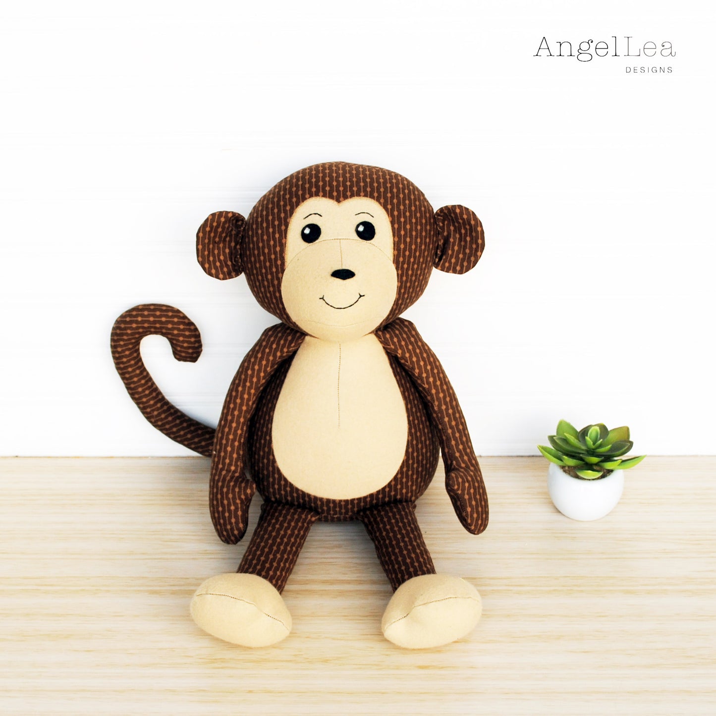 Mack the Monkey Sewing Pattern - HARD COPY