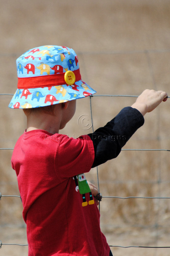 Scout Bucket Hat Sewing Pattern - HARD COPY