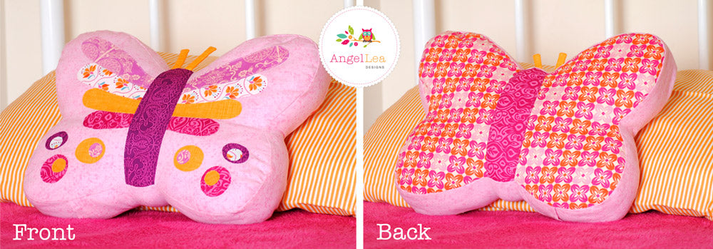 Butterfly Cushion Sewing Pattern - HARD COPY