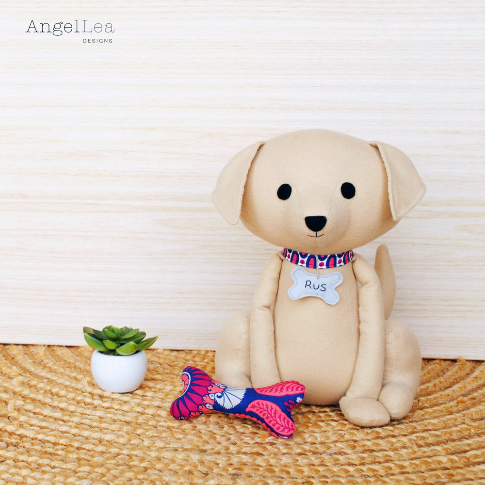 Rus the Dog Sewing Pattern - HARD COPY