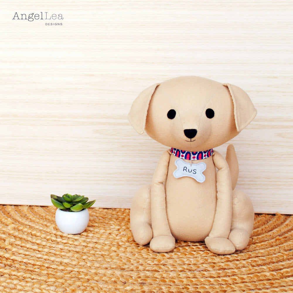 Rus the Dog Sewing Pattern - HARD COPY