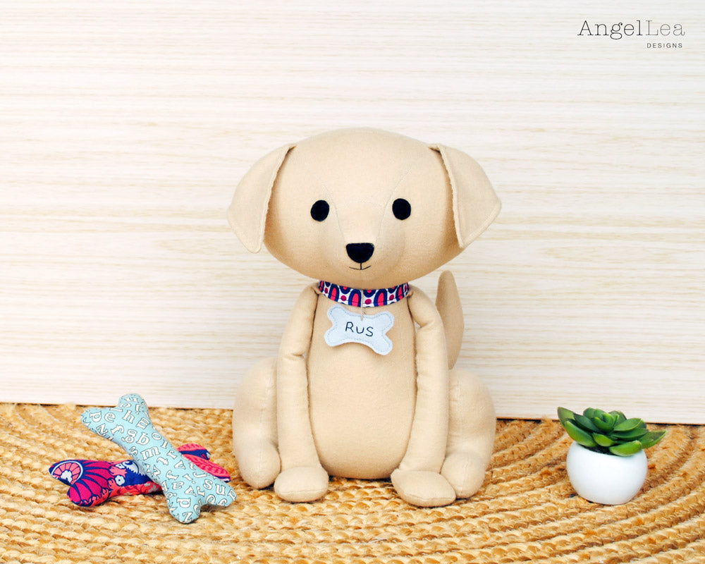 Rus the Dog Sewing Pattern - HARD COPY