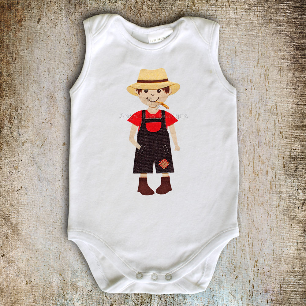 Farm Boy Applique Template