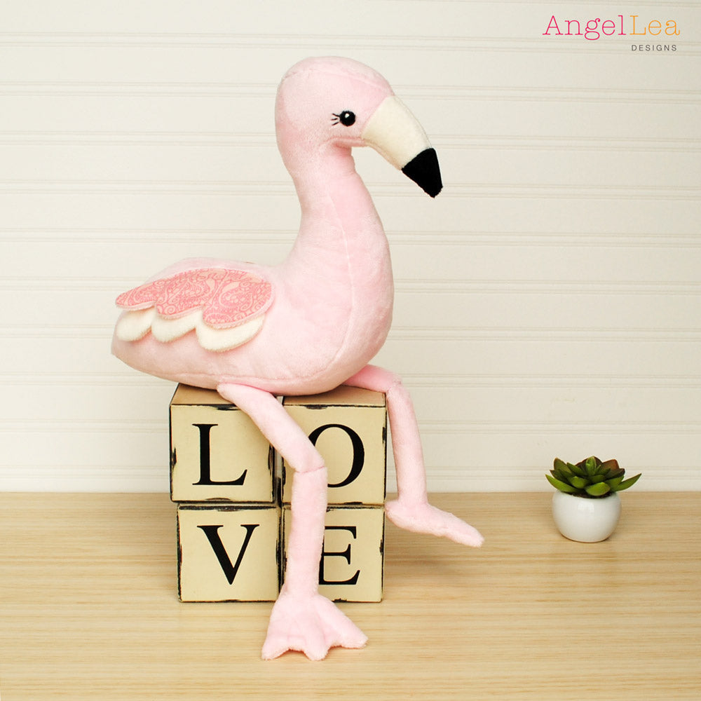 Flamingo Soft Toy PDF Sewing Pattern