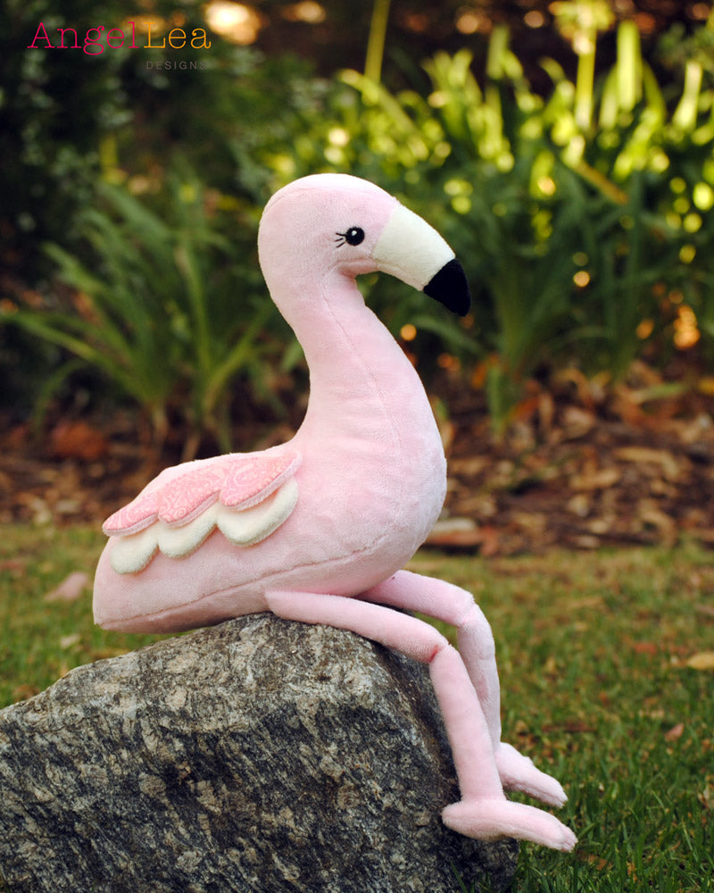 Flamingo Soft Toy PDF Sewing Pattern