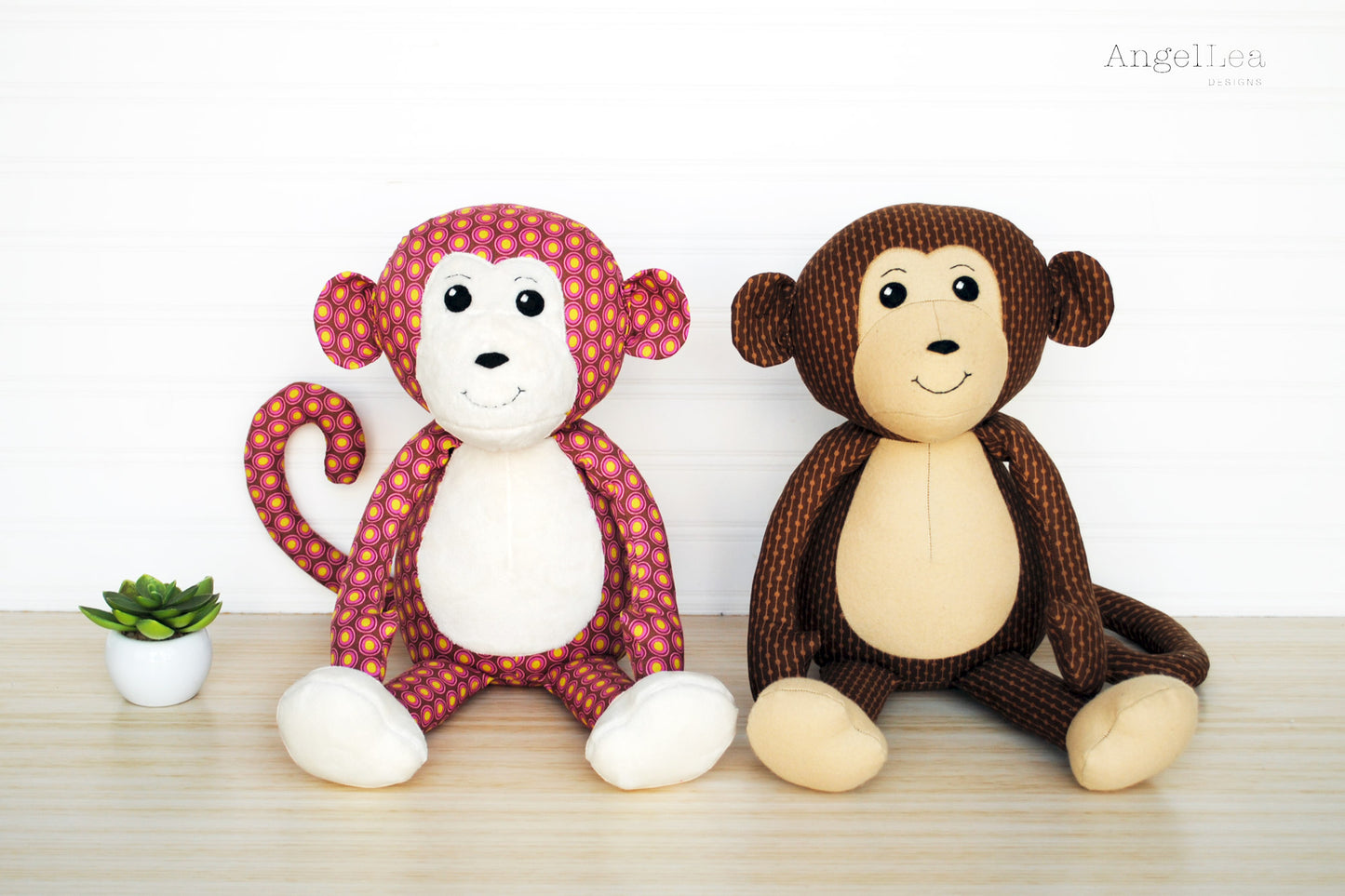 Mack the Monkey Sewing Pattern - HARD COPY