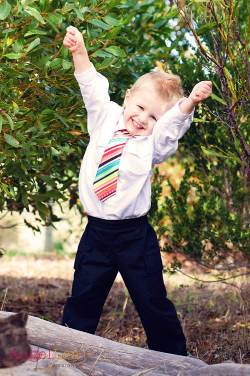 Little Lads Necktie Sewing Pattern - HARD COPY