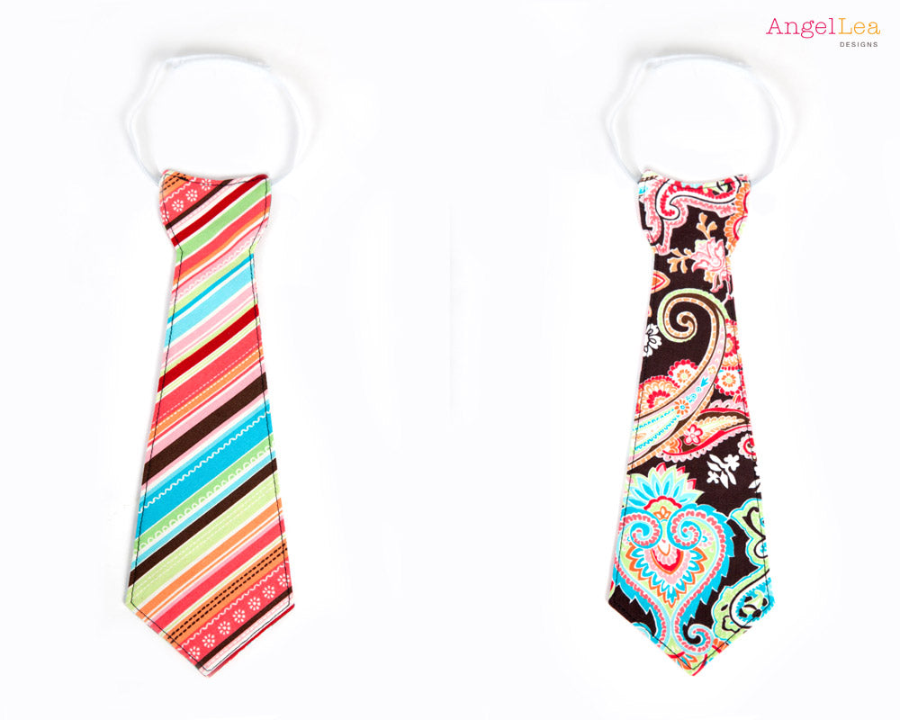 Little Lads Necktie Sewing Pattern - HARD COPY