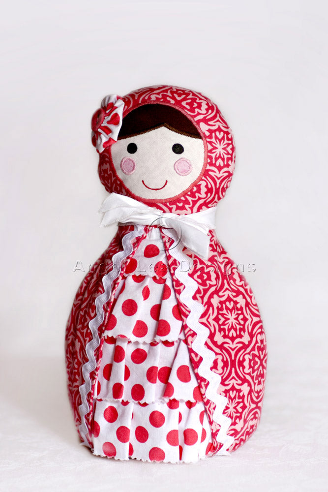 Babushka Doll Sewing Pattern - HARD COPY