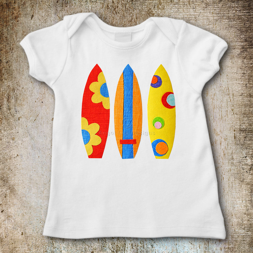 Surfboards Applique Template