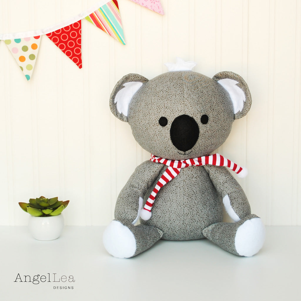 Blinky Belle Koala Sewing Pattern - HARD COPY