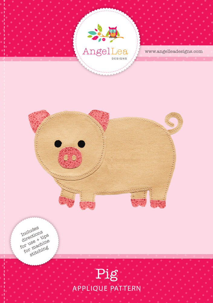 Pig Applique Pattern