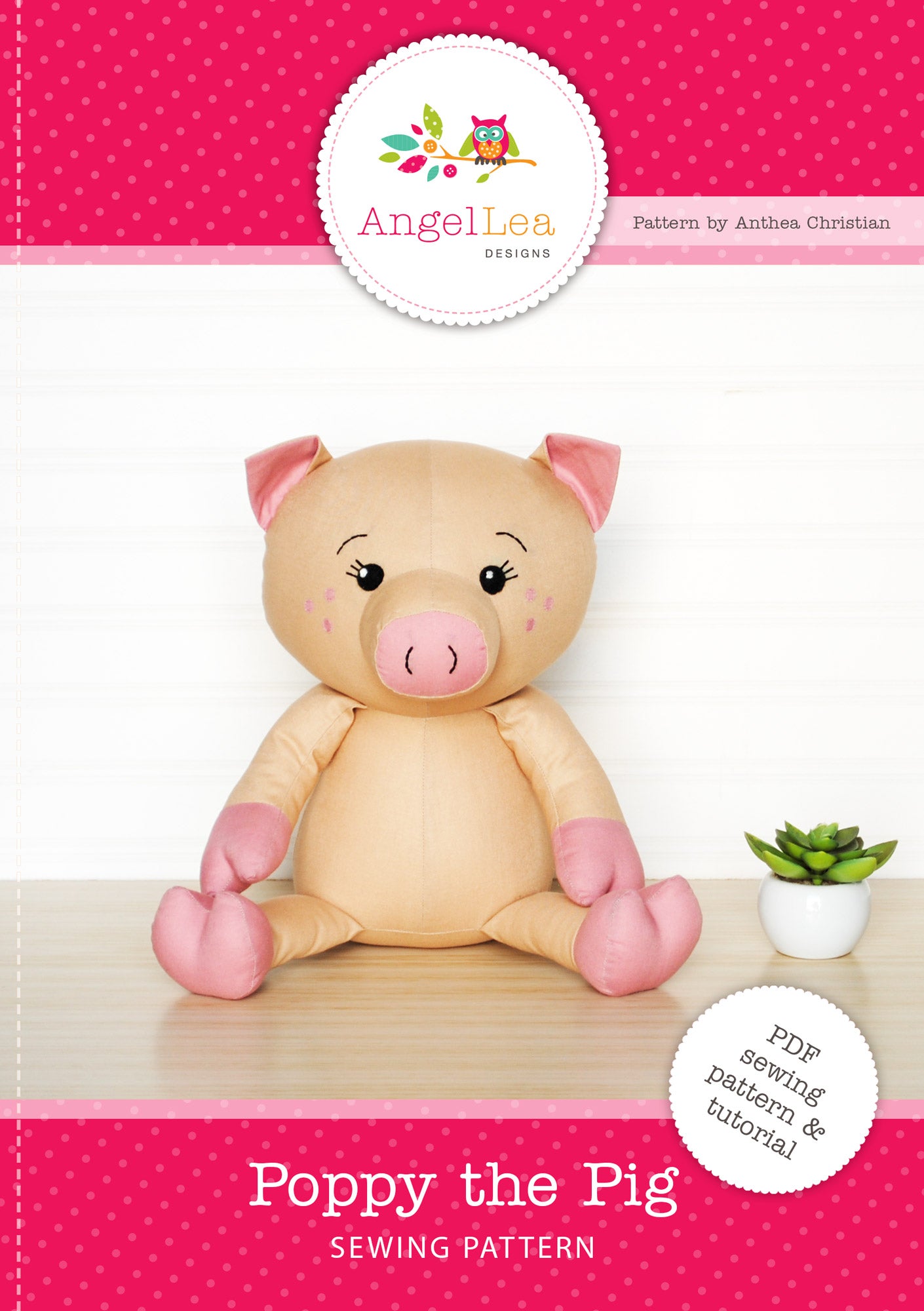 Poppy the Pig PDF Sewing Pattern