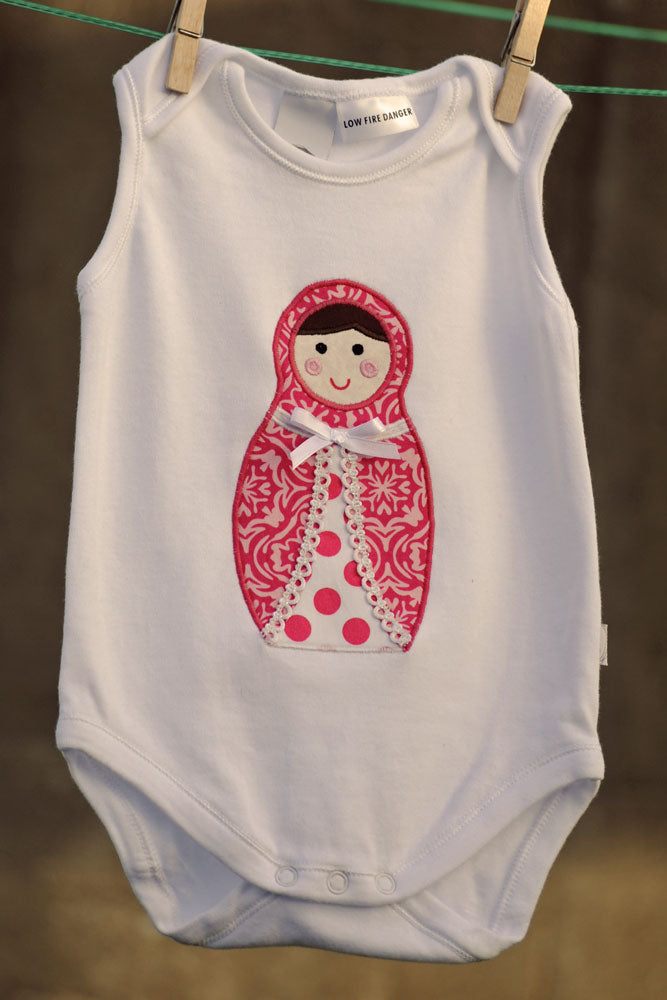 Babushka Doll Applique Template