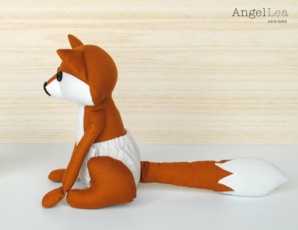 Fox Family Sewing Pattern - HARD COPY