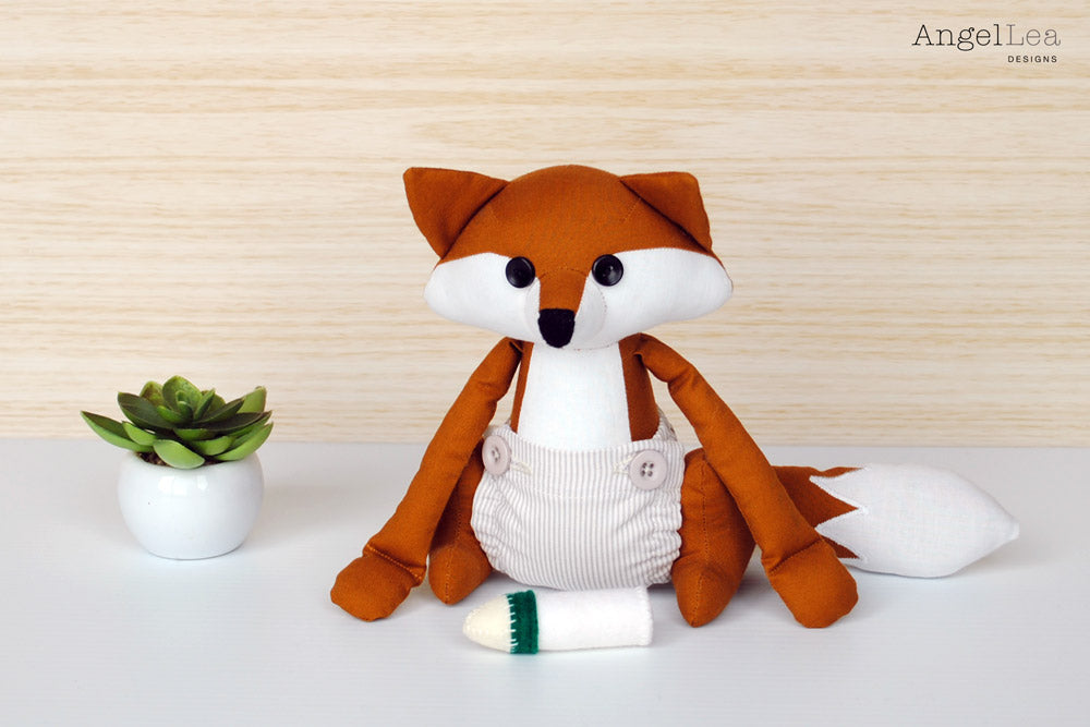 Fox Family Sewing Pattern - HARD COPY