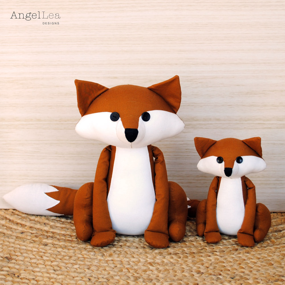 Fox Family Sewing Pattern - HARD COPY