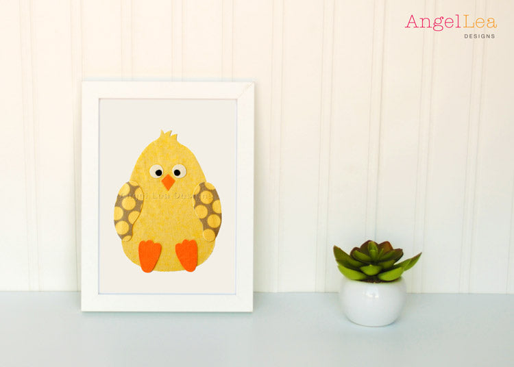 Chicken Applique Template