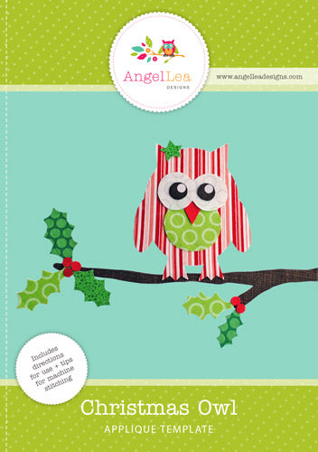 Christmas Owl Applique Template