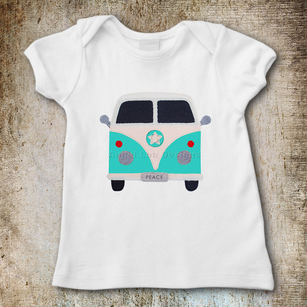 Camper Van Applique Template