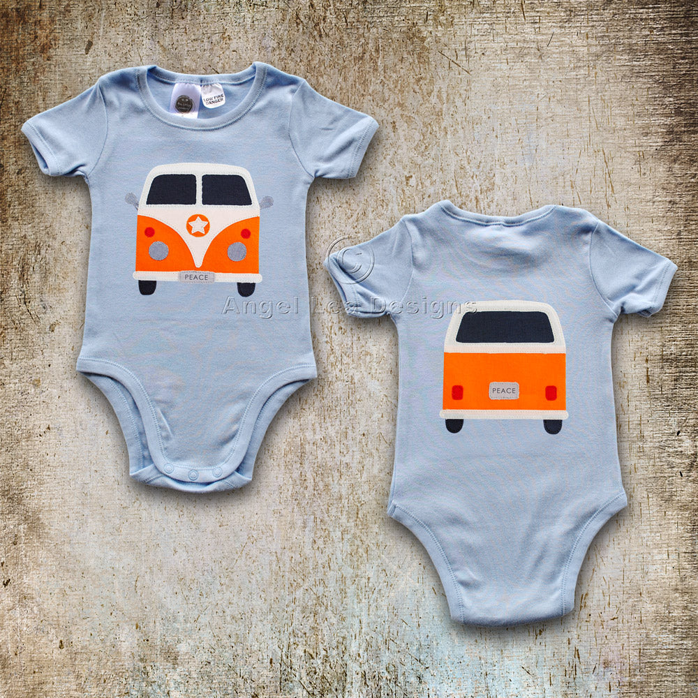 Camper Van Applique Template