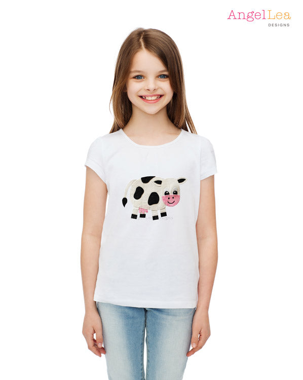 Cow Applique Template