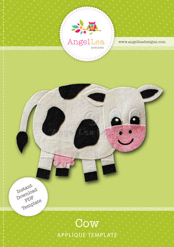 Cow Applique Template