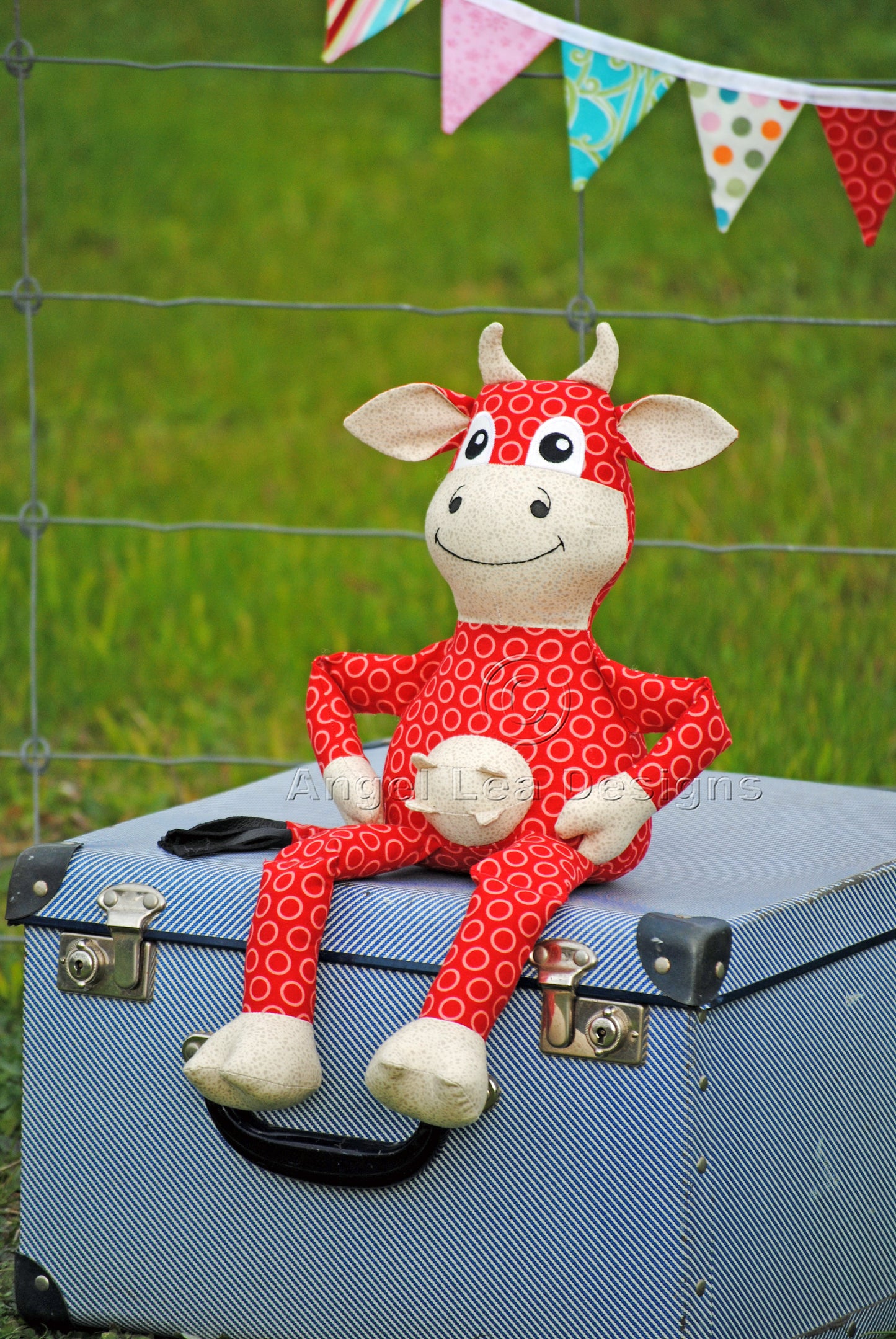 Cleo the Cow Softie PDF Sewing Pattern