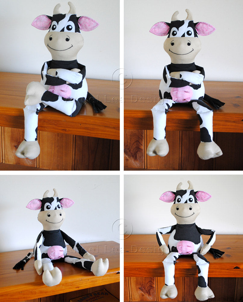 Cleo the Cow Softie PDF Sewing Pattern