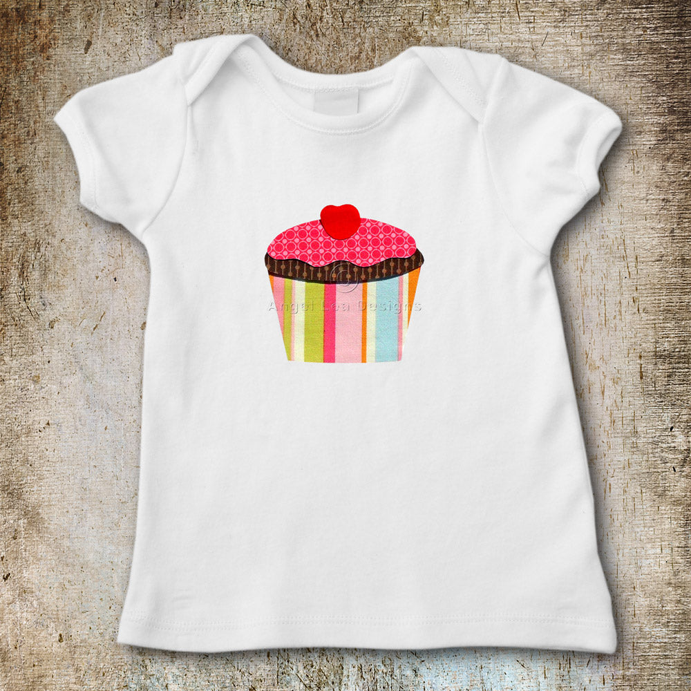 Cupcake Applique Template