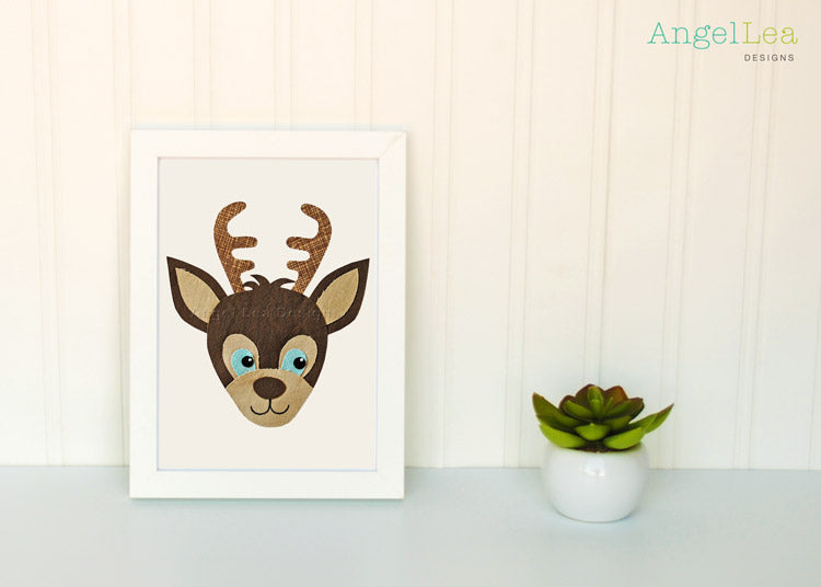 Deer Applique Template