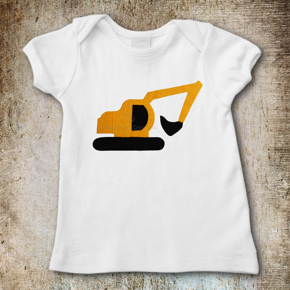 Excavator Applique Template