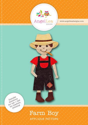 Farm Boy Applique Template