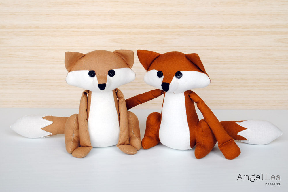 Fox Family Sewing Pattern - HARD COPY