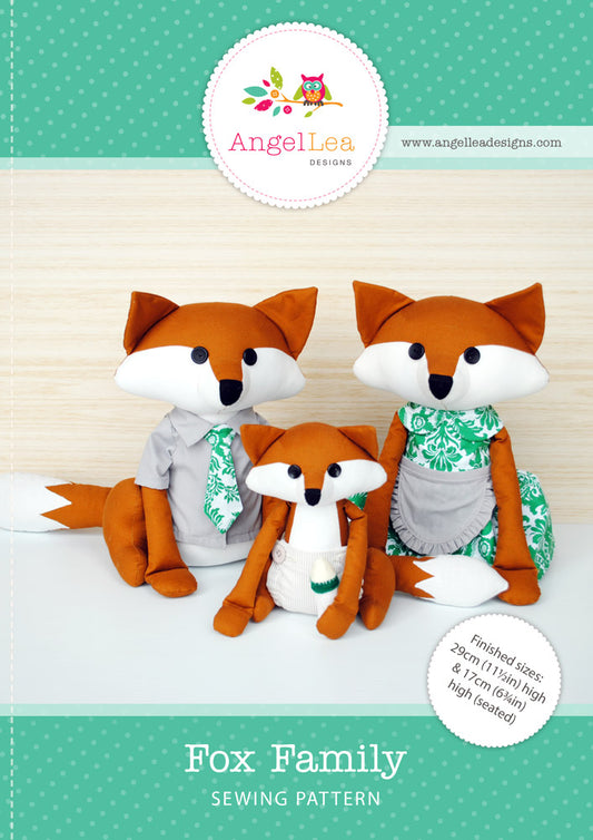 Fox Family PDF Sewing Pattern