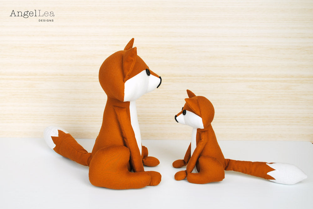 Fox Family Sewing Pattern - HARD COPY