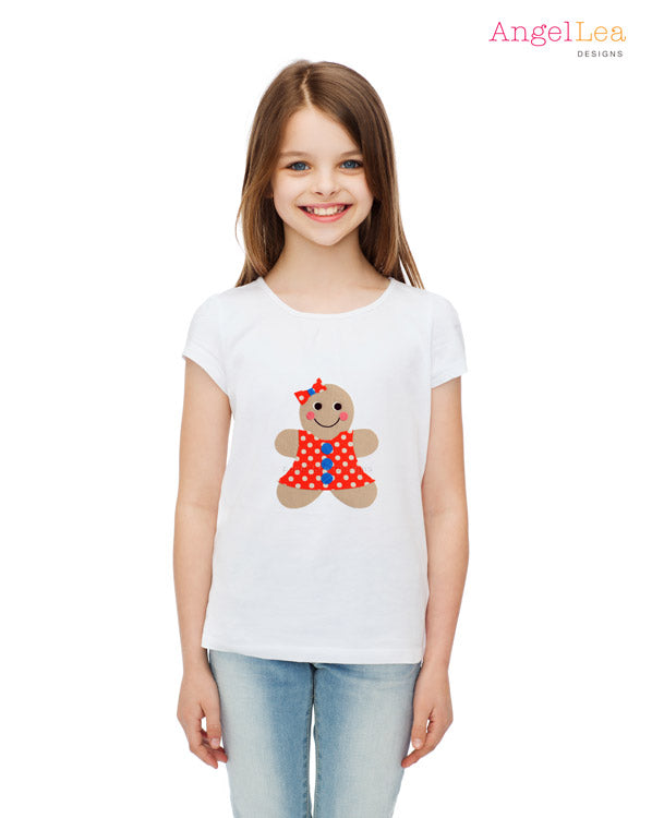 Gingerbread Girl Applique Template