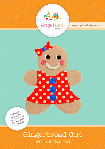 Gingerbread Girl Applique Template