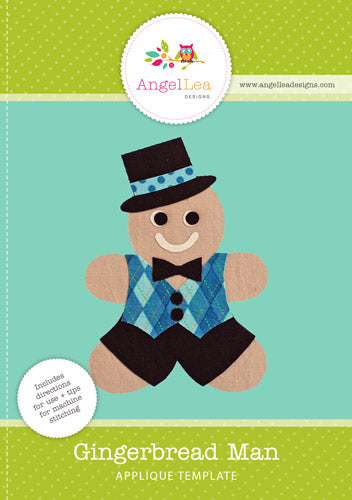 Gingerbread Man Applique Template