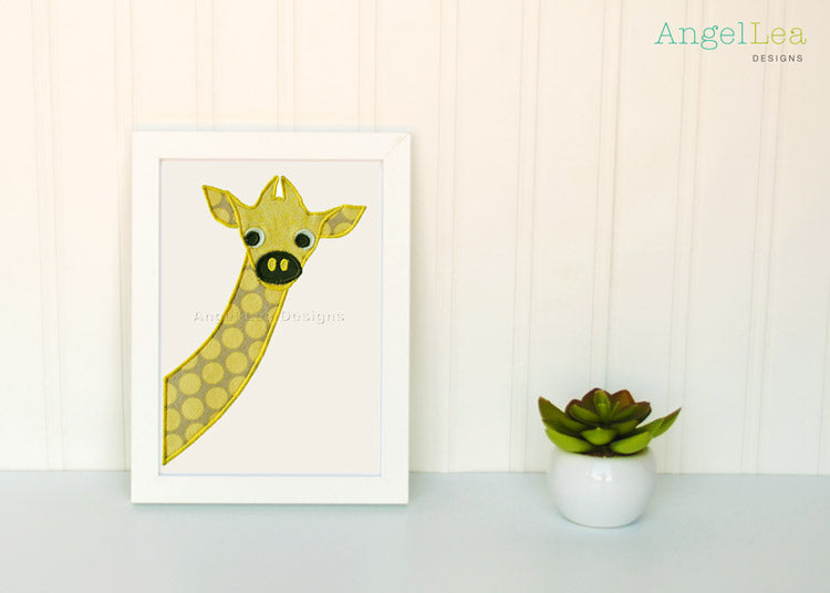 Giraffe Applique Template