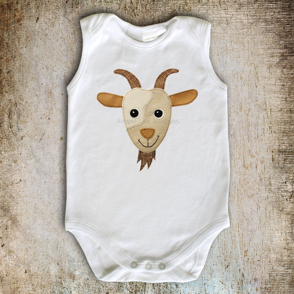 Goat Applique Template