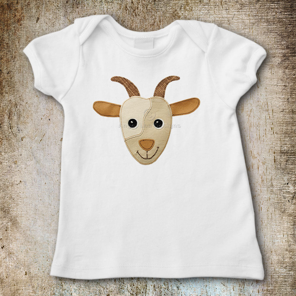 Goat Applique Template