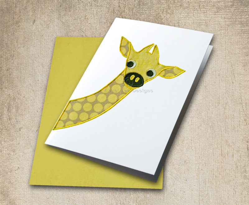 Giraffe Applique Template