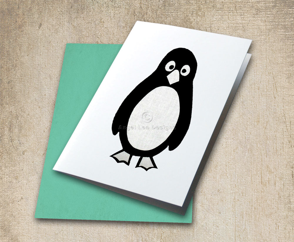 Penguin Applique Template