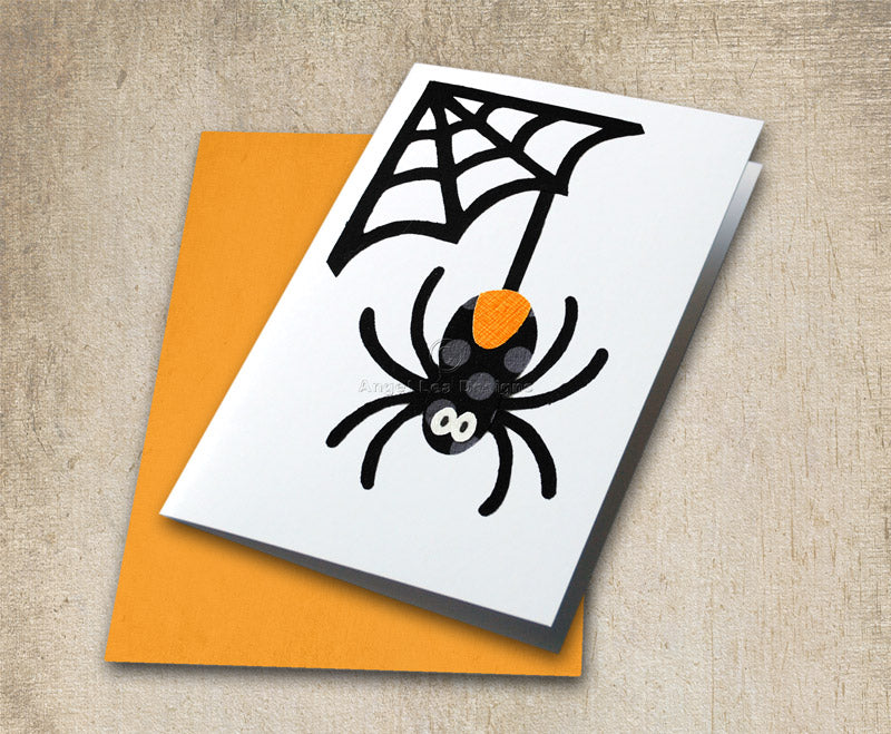 Spider Applique Template