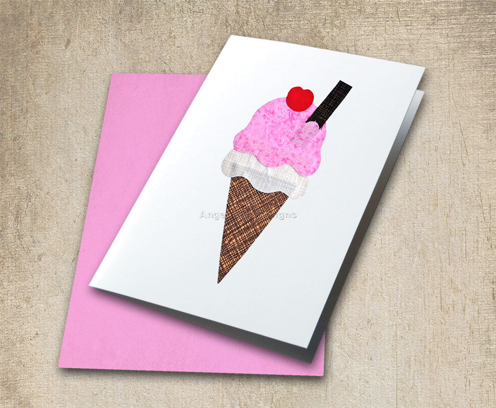 Ice Cream Applique Template